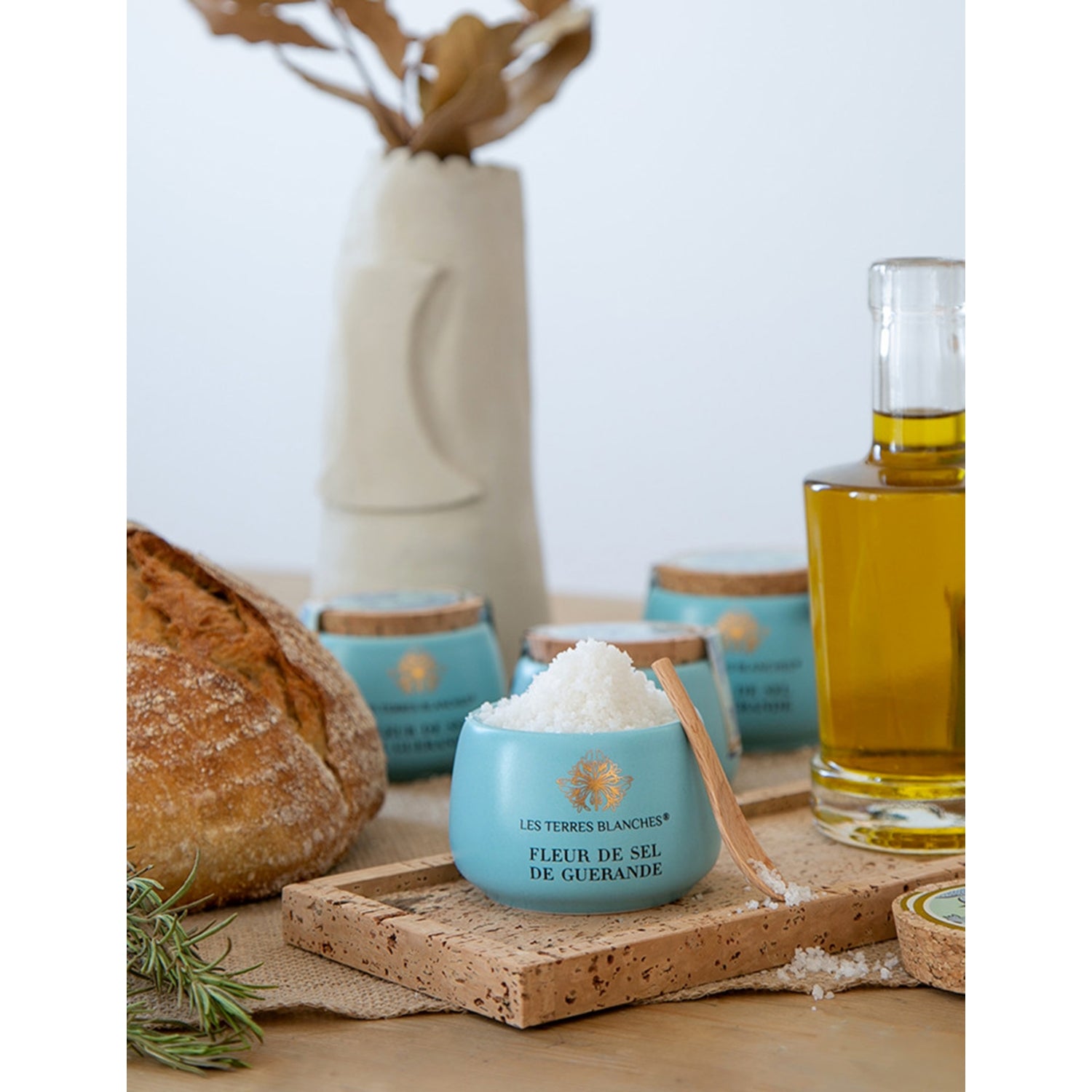 Les Terres Blanches salt flakes Guerande 100g - British product
