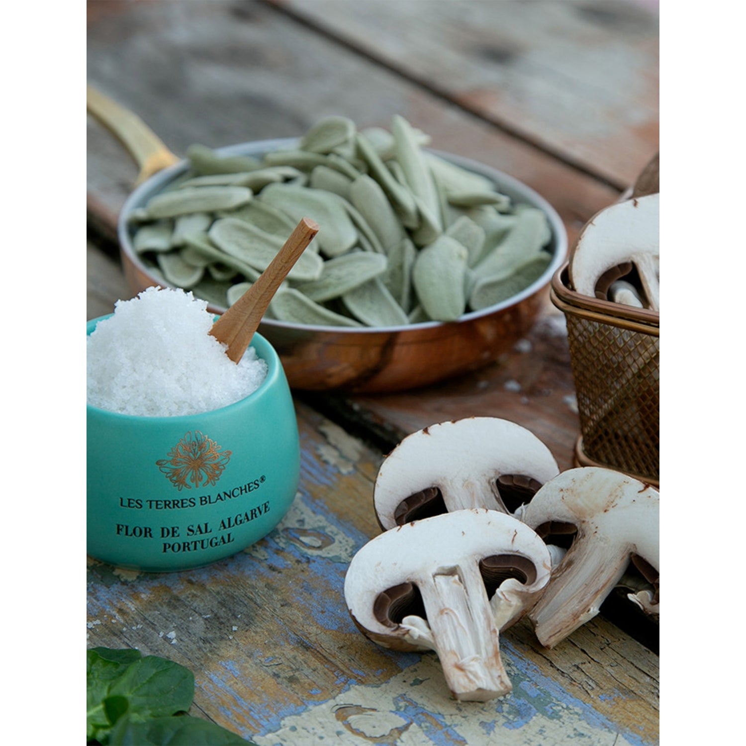 Les Terres Blanches Algarve salt flakes 80g - British product