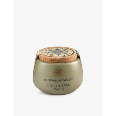 selfridges Les Terres Blanches Italia Sea Salt Flakes 80g- Buy online at McGrocer