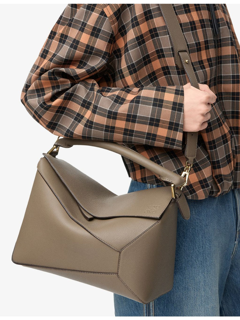 Loewe Puzzle Edge medium leather shoulder bag (British brand)