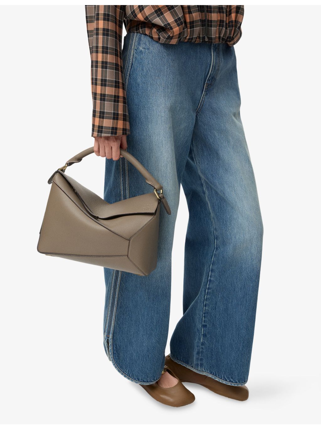 Loewe Puzzle Edge medium leather shoulder bag (British brand)