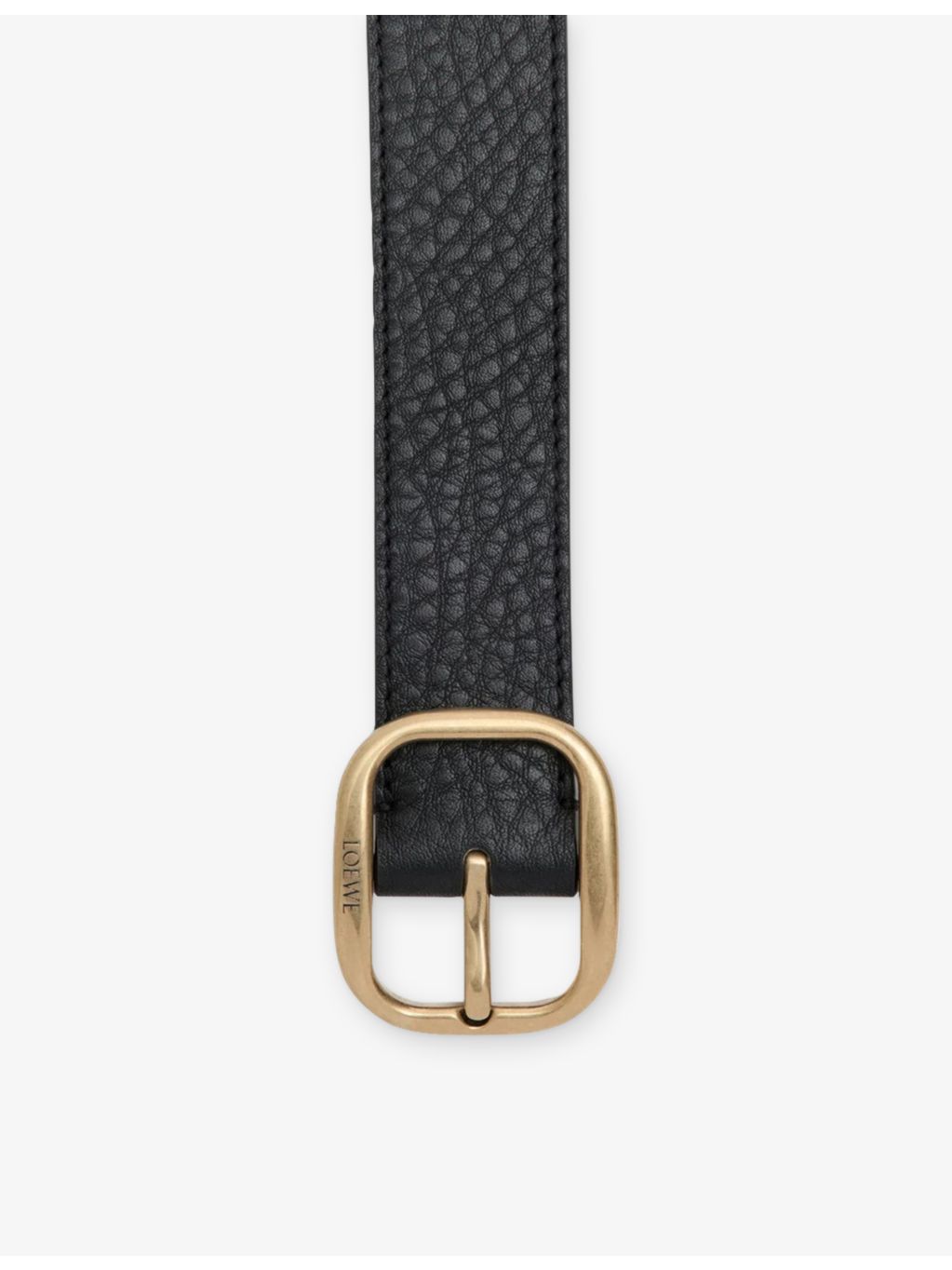 Loewe leather belt rounded buckle 3cm (British brand)