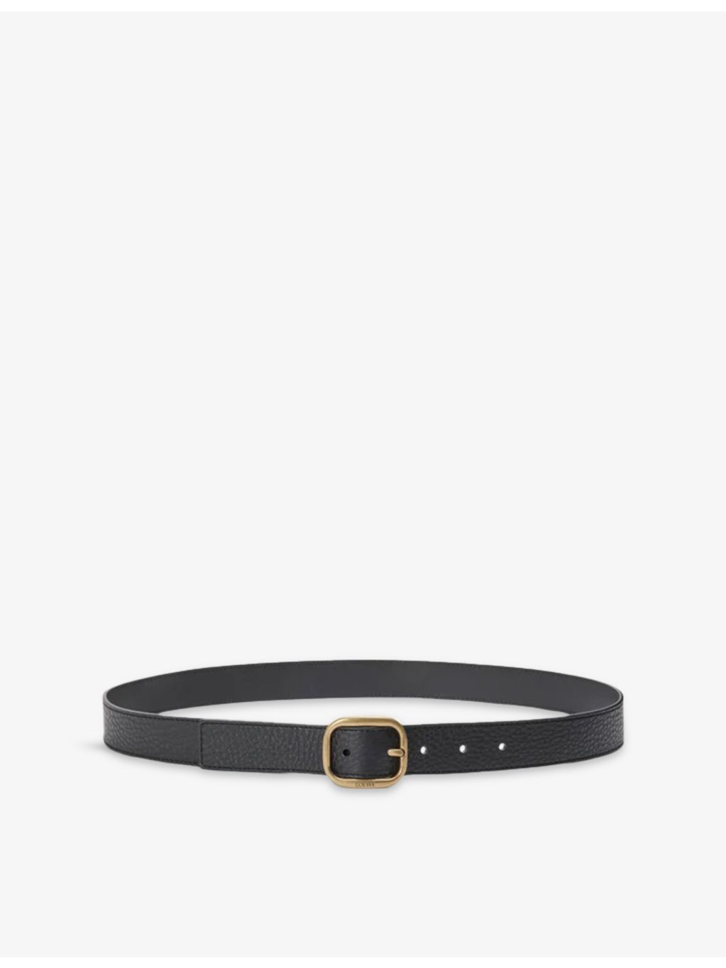 Loewe leather belt rounded buckle 3cm (British brand)
