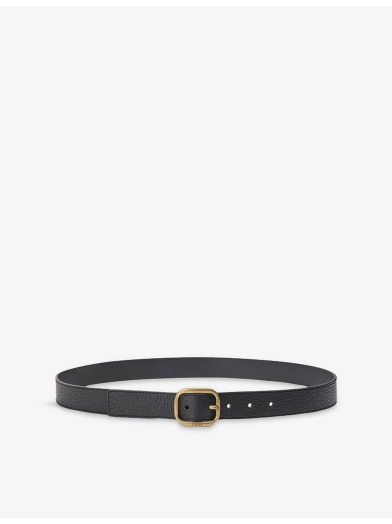 Loewe leather belt rounded buckle 3cm (British brand)