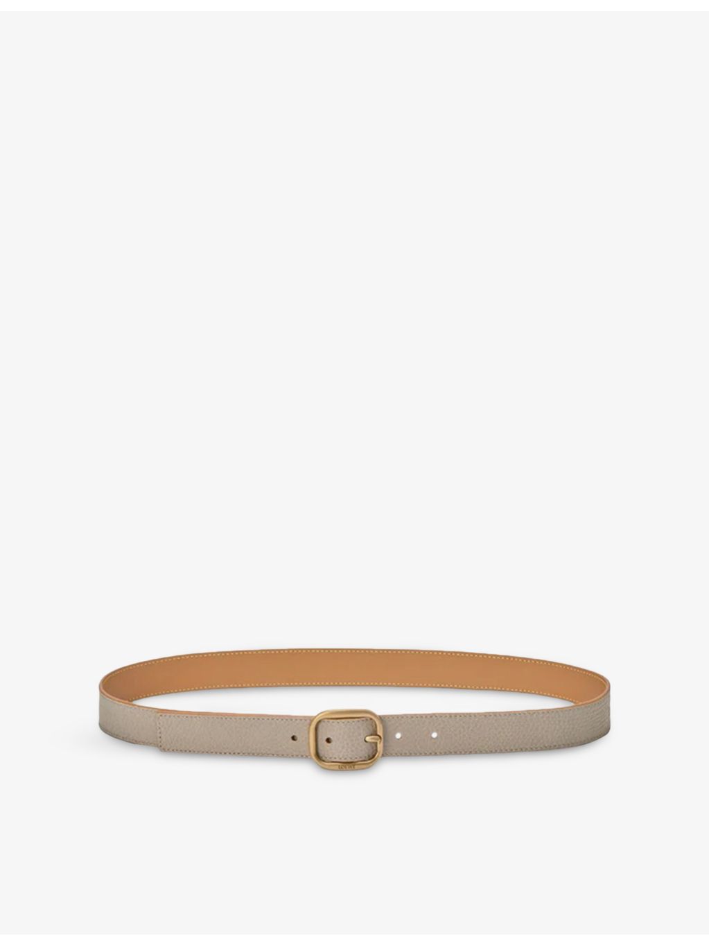 Loewe leather belt 3cm with round buckle (British brand)