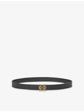 Loewe reversible leather belt with Anagram buckle, 2.8cm width (British brand)