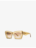Loewe cat-eye acetate sunglasses - British product