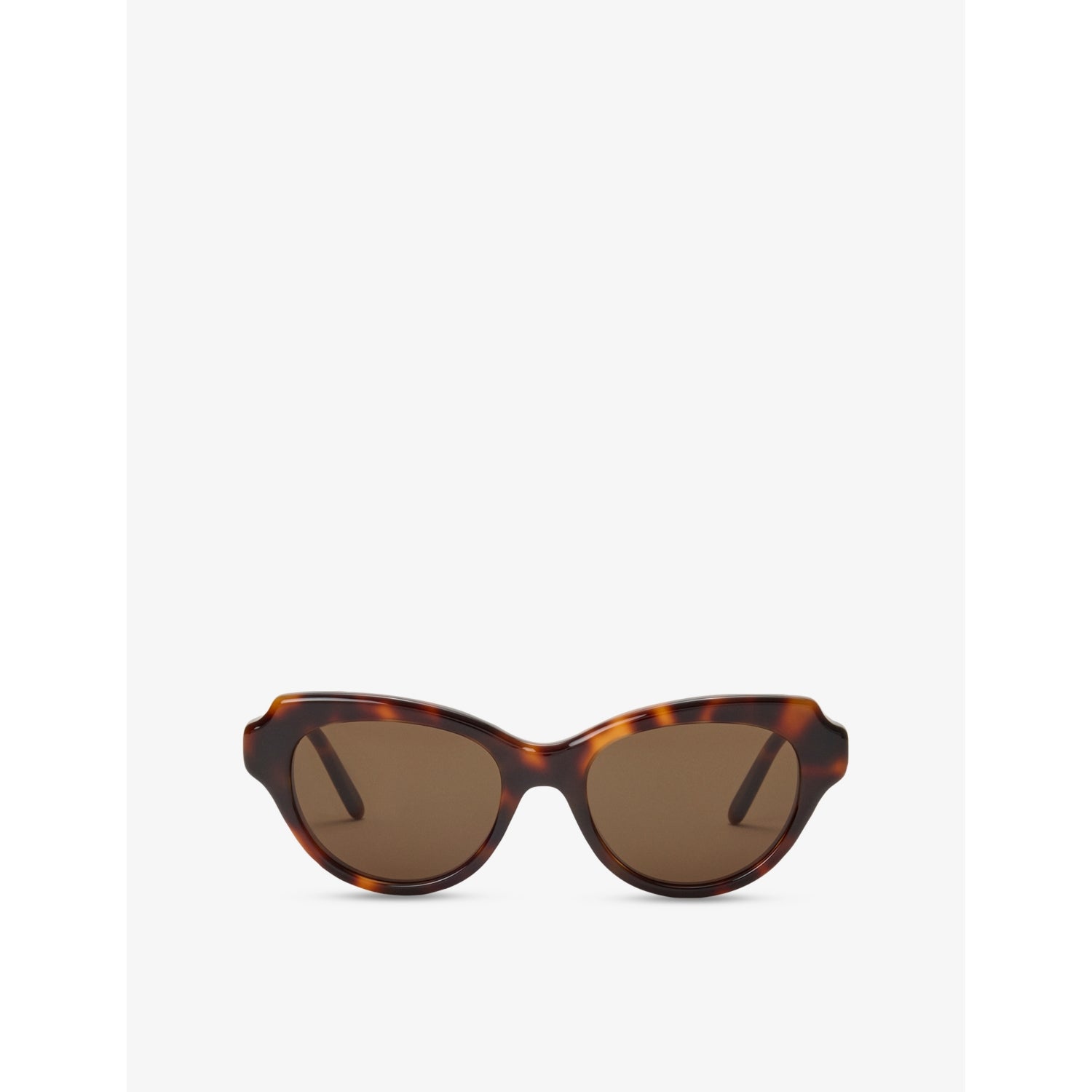 Loewe cat-eye acetate sunglasses with Havana tint, imported from the UK