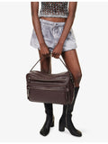 Acne Studios Camero leather shoulder bag with silver hardware - British product