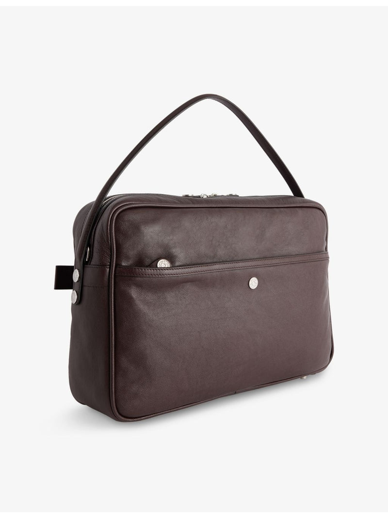 Acne Studios Camero leather shoulder bag with silver hardware - British product
