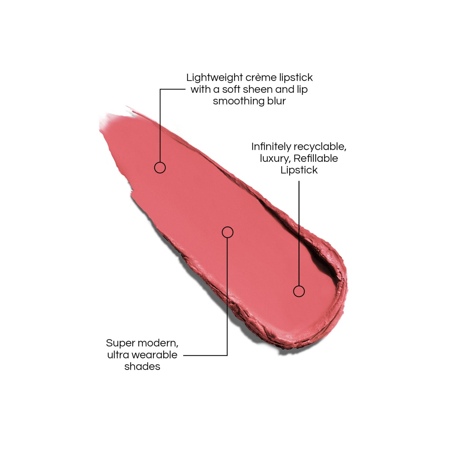Lisa Eldridge Rouge Experience refillable lipstick 3.5g - British product