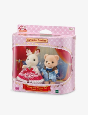 Sylvanian Families Freya and Theo Anniversary Friends duo playset, imported from the UK