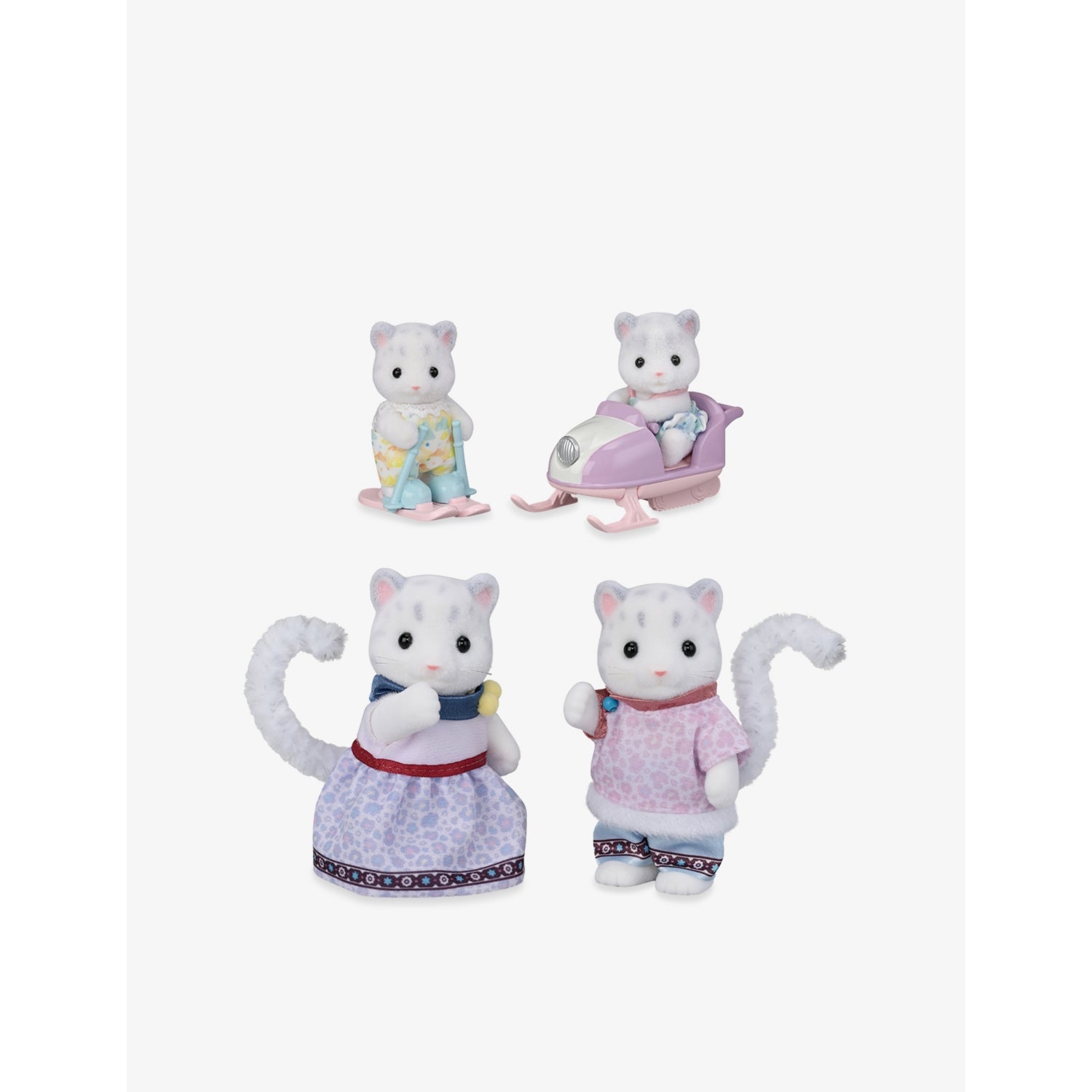 Sylvanian Families Snow Leopard Family playset - British product