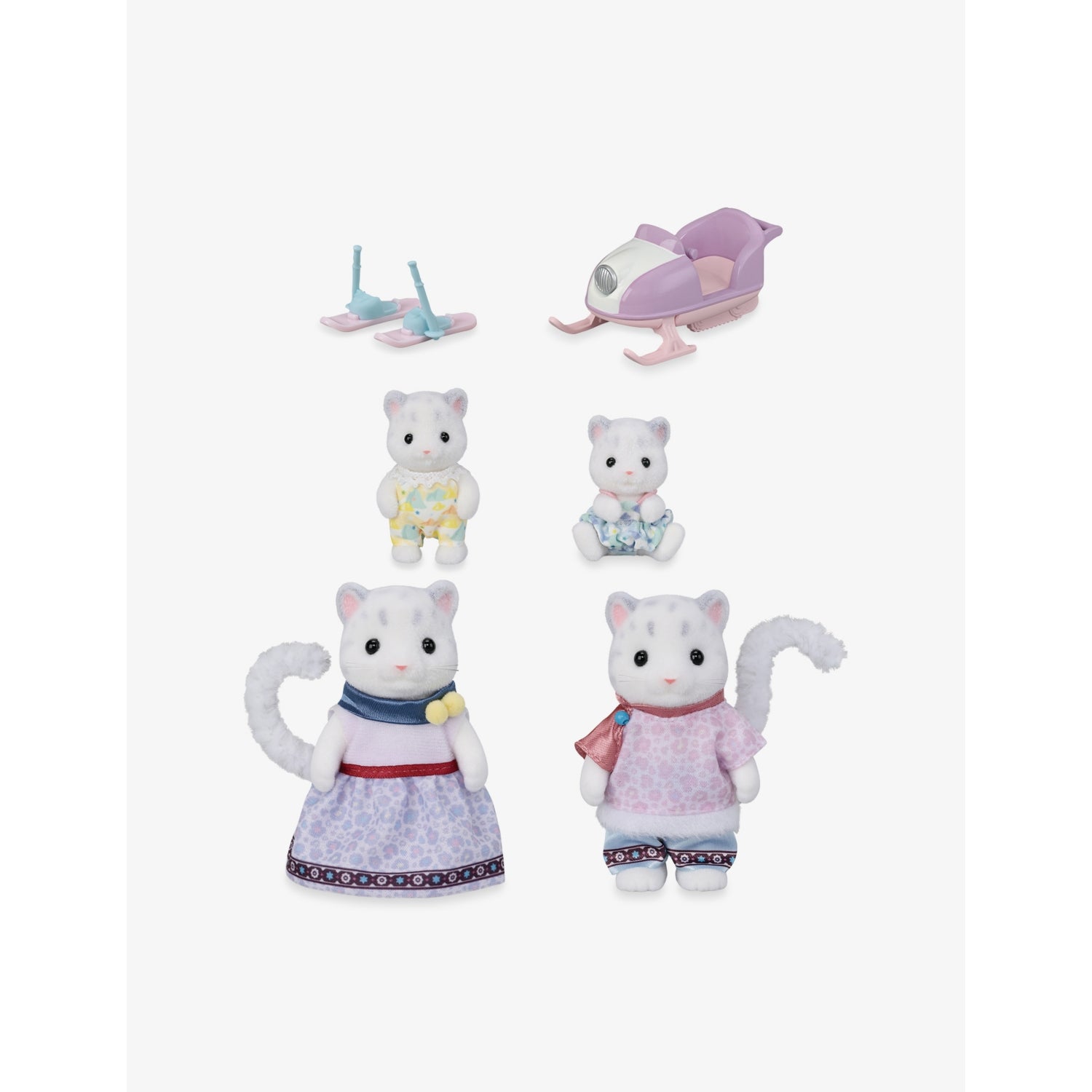 Sylvanian Families Snow Leopard Family playset - British product