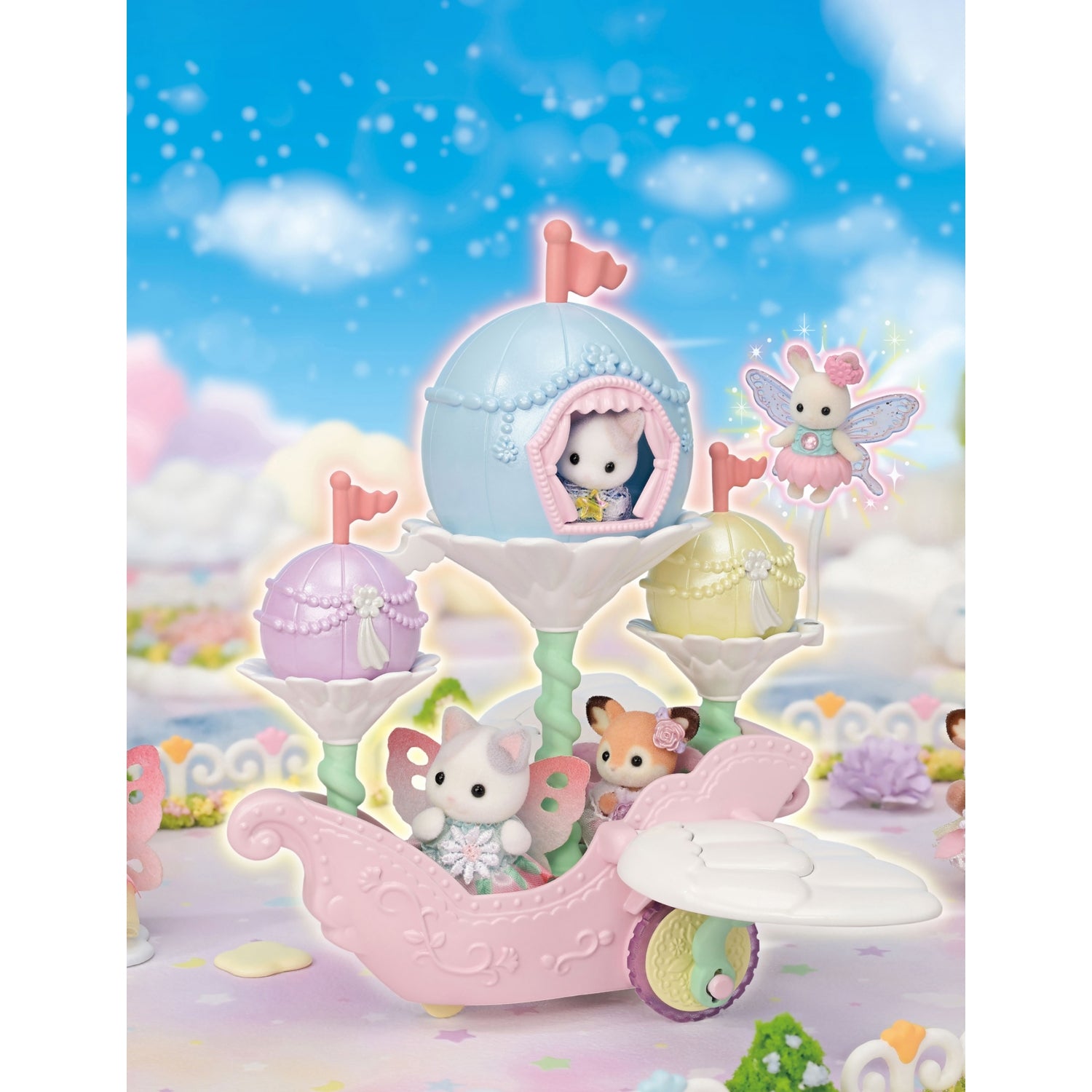 Sylvanian Families Floral Fantasy Skyship playset - British product