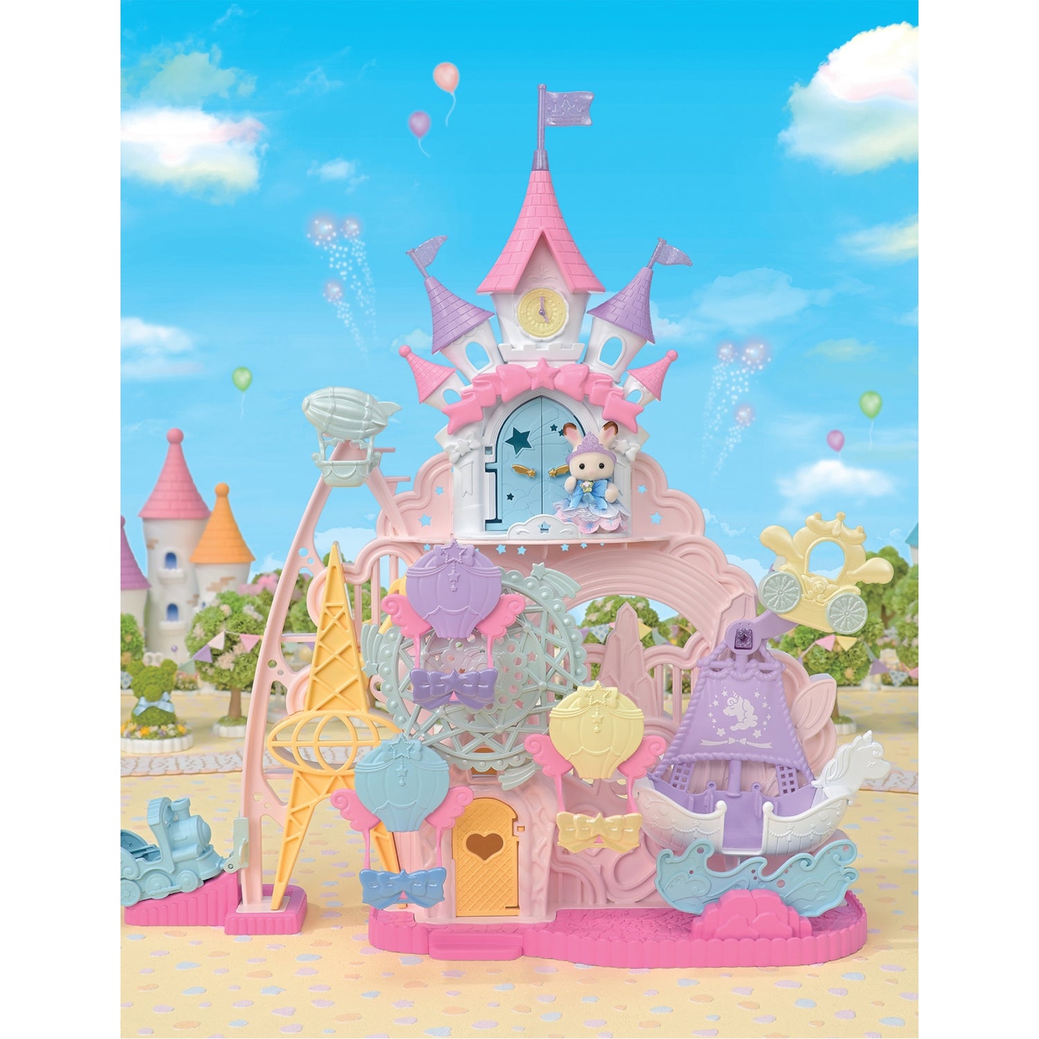 Sylvanian Families Baby Dream Amusement Park playset, imported from the UK