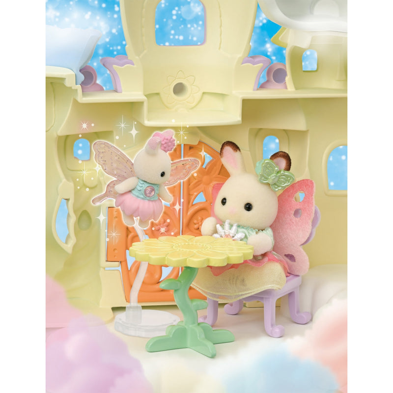 Sylvanian Families Skytop Fairy Castle playset with accessories, 44cm (British brand)