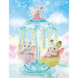 Sylvanian Families Skytop Fairy Castle playset with accessories, 44cm (British brand)