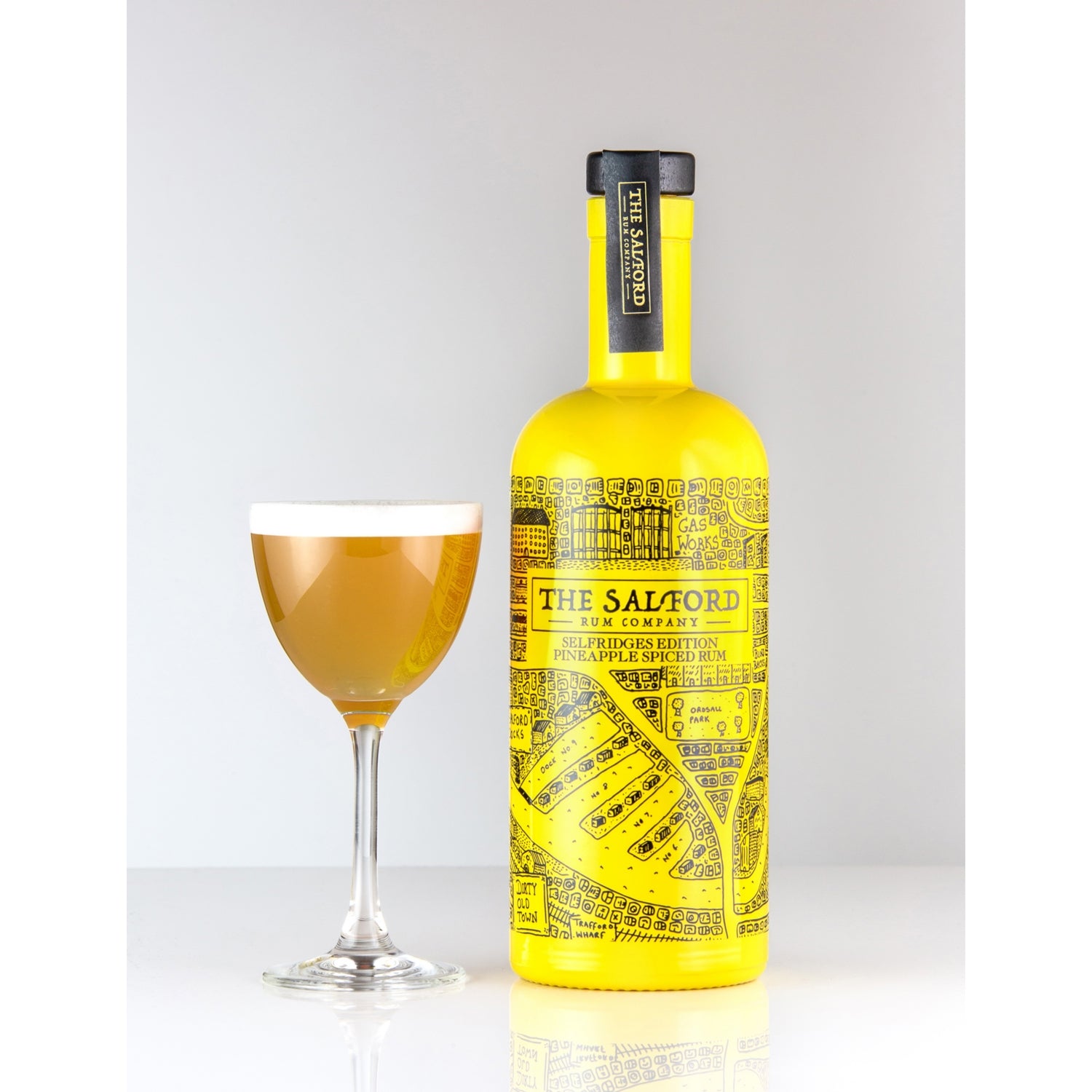 Salford Rum Company pineapple spiced rum 700ml (British brand)