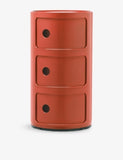 Kartell Componibili three-drawer storage unit 32x32x58.5 cm, imported from the UK