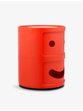 Kartell Componibili Smile two-drawer storage unit, imported from the UK