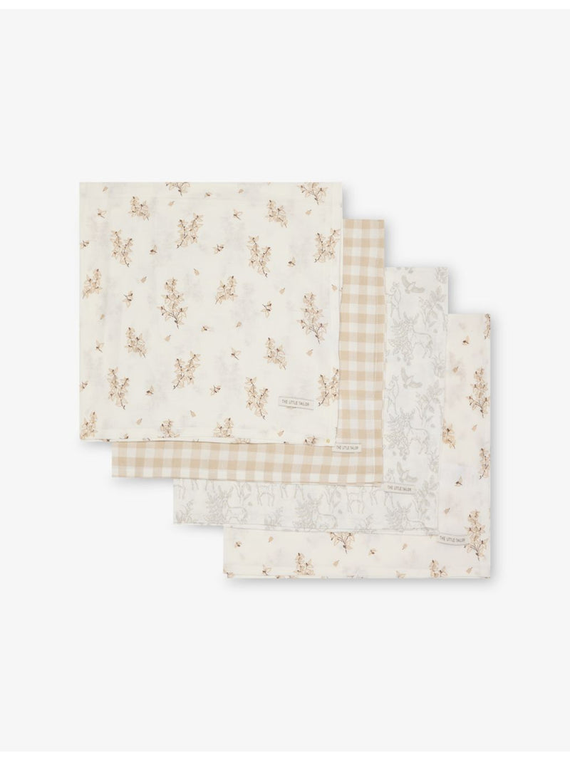The Little Tailor four-piece cotton muslin cloth set (British brand)