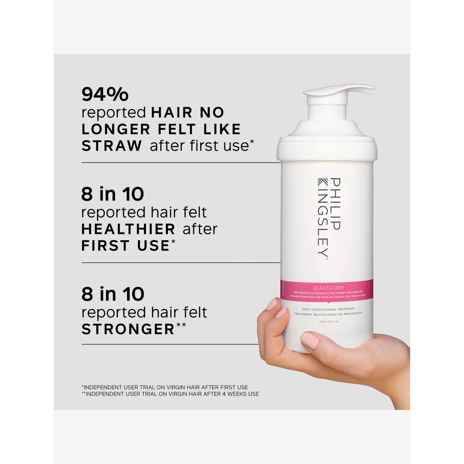 Philip Kingsley Elasticizer deep-conditioning treatment 500ml, imported from the UK