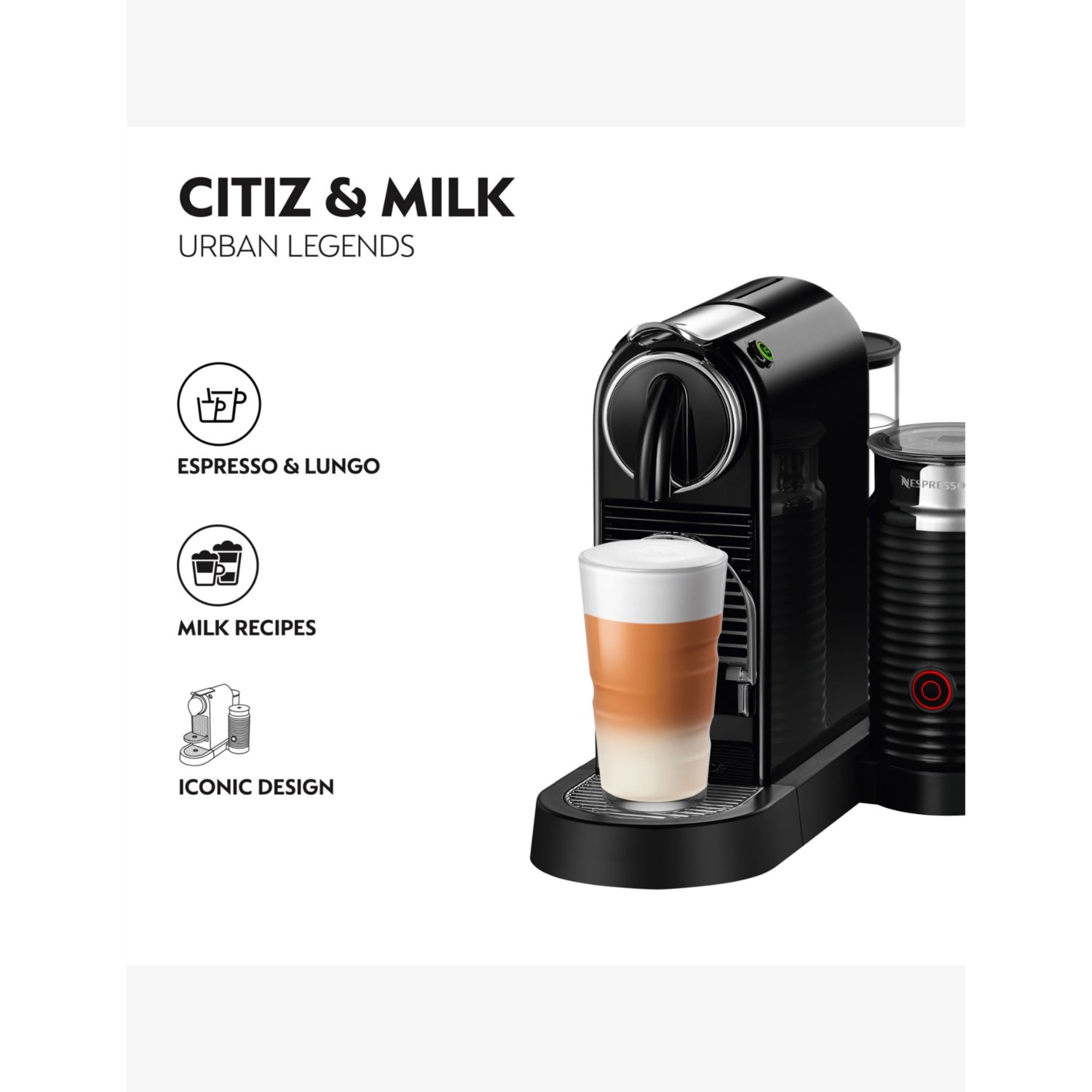 Nespresso Citiz espresso capsule coffee machine - British product