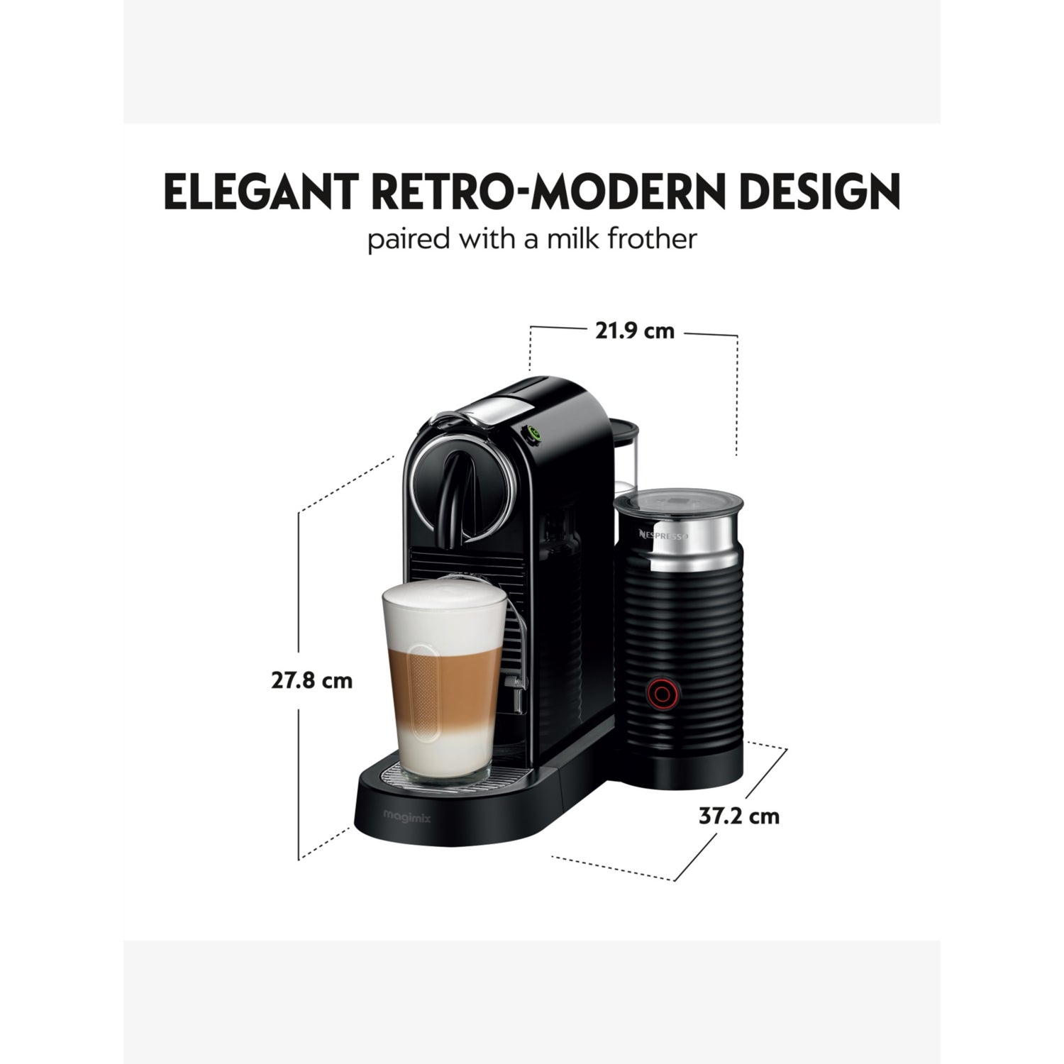 Nespresso Citiz espresso capsule coffee machine - British product