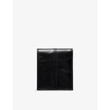 Prada leather wallet with triangle plaque (British brand)