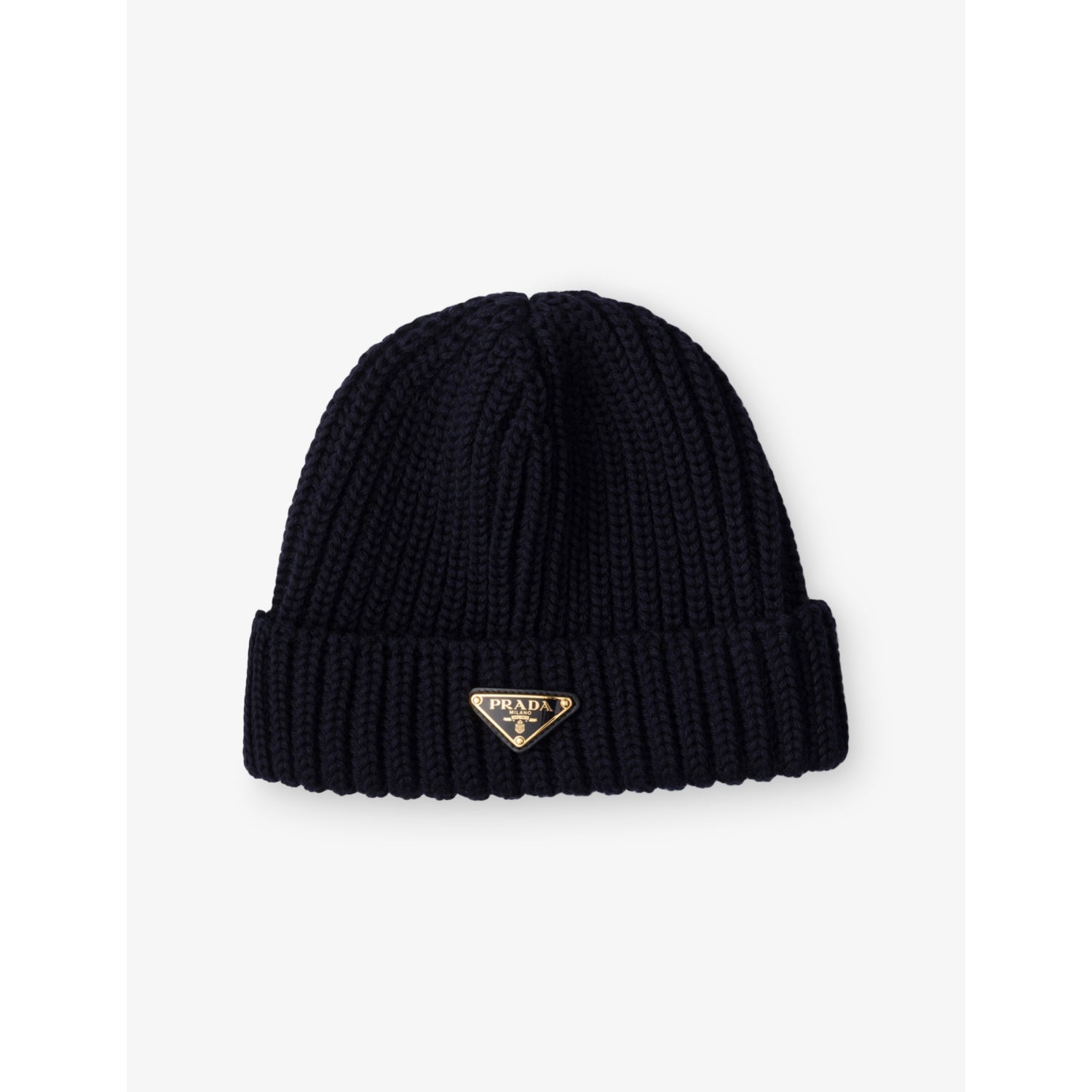 Logo-Embellished Knitted Wool Beanie - BLACK - XXXS