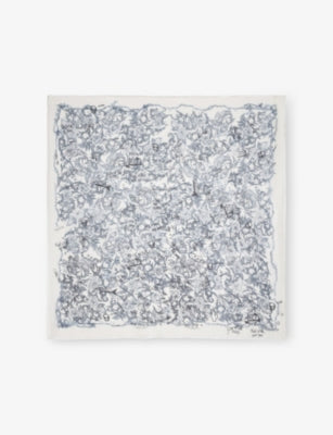 Zadig & Voltaire x Kerry Rose Graphic-Print Modal Scarf - FLASH