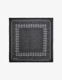 Zadig & Voltaire scarf skull and floral graphic-print (British brand)