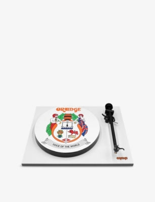 Orange O Turntable vinyl record player, UK version