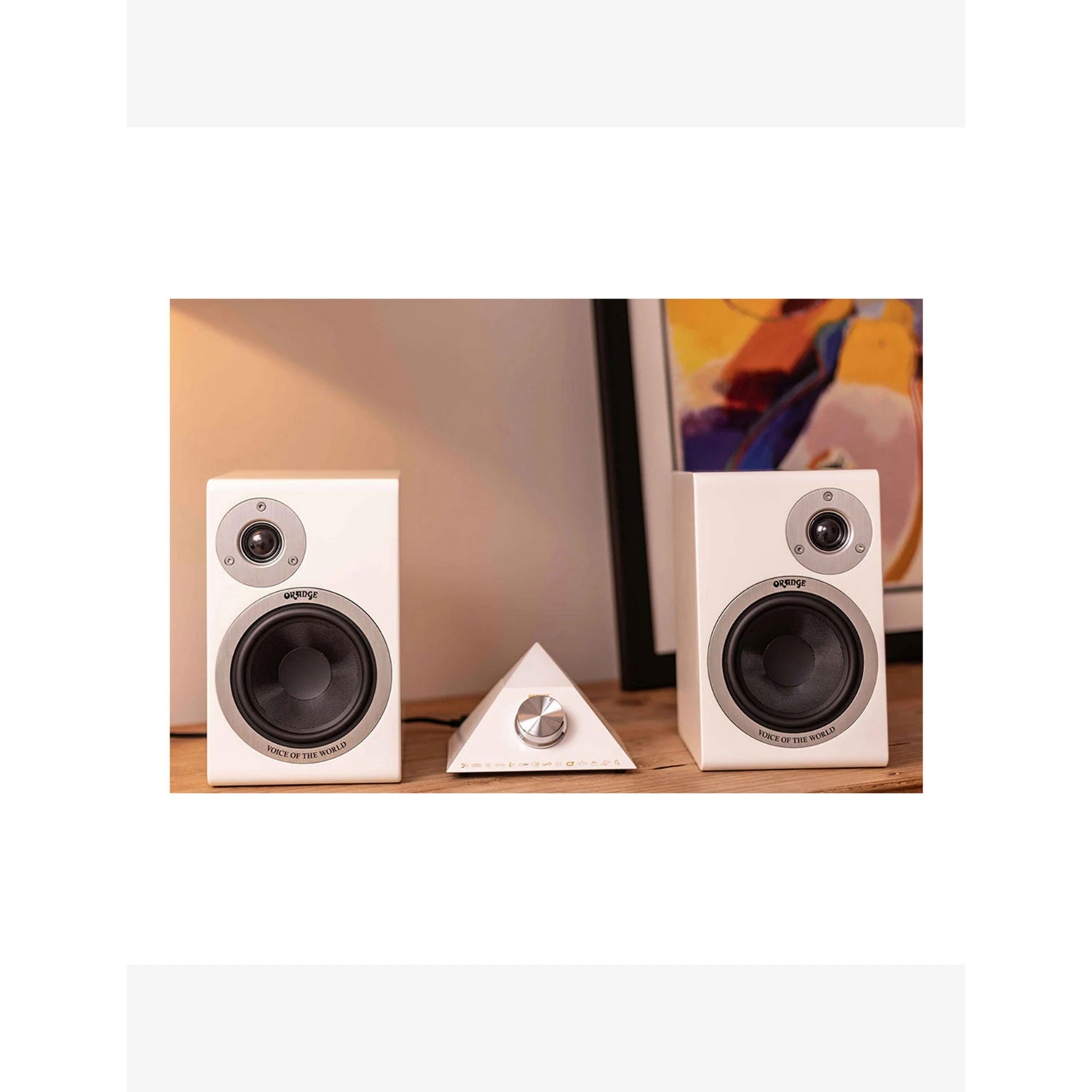 Orange Pyramid System with speakers, (British brand)