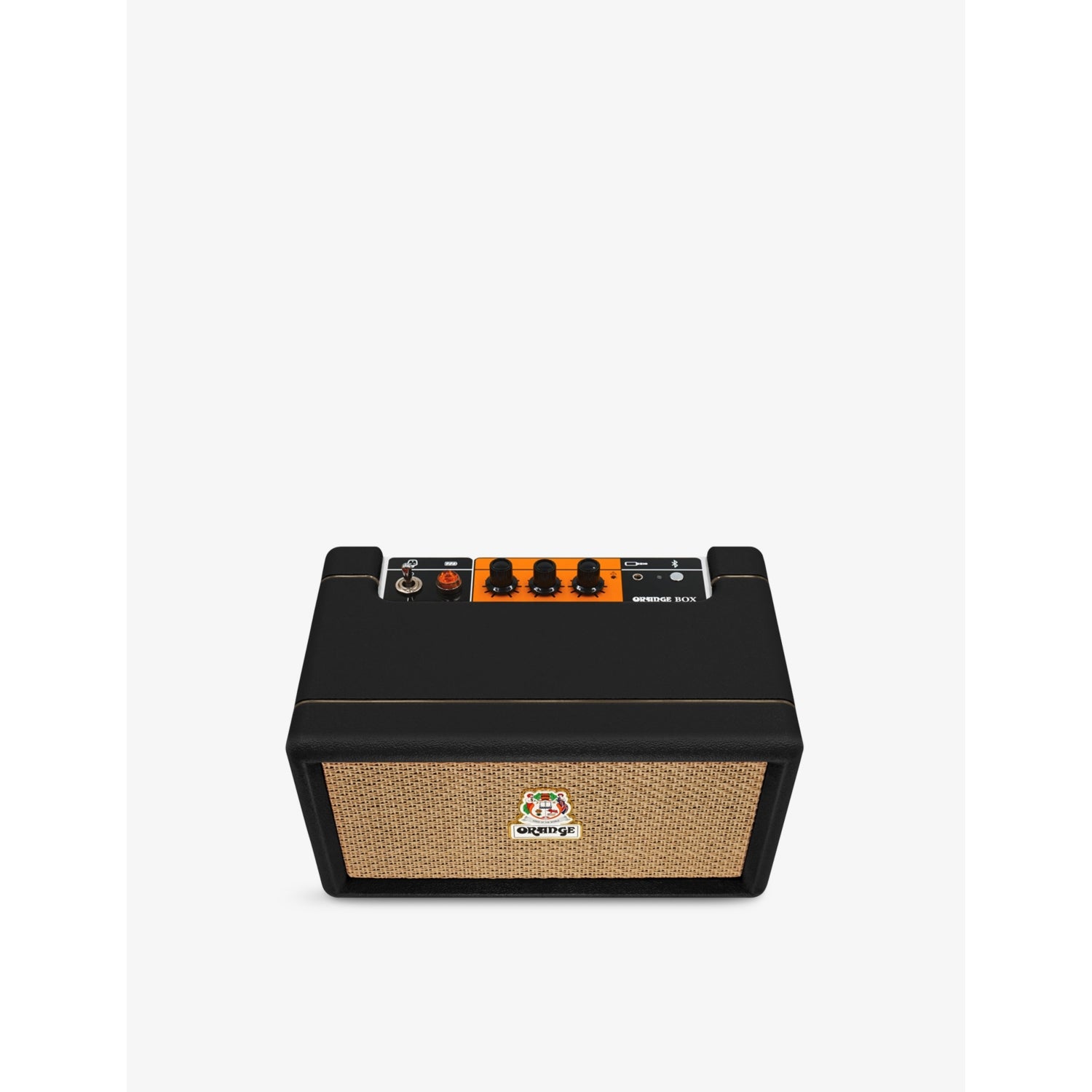 Orange Box Bluetooth speaker portable rugged design - British product