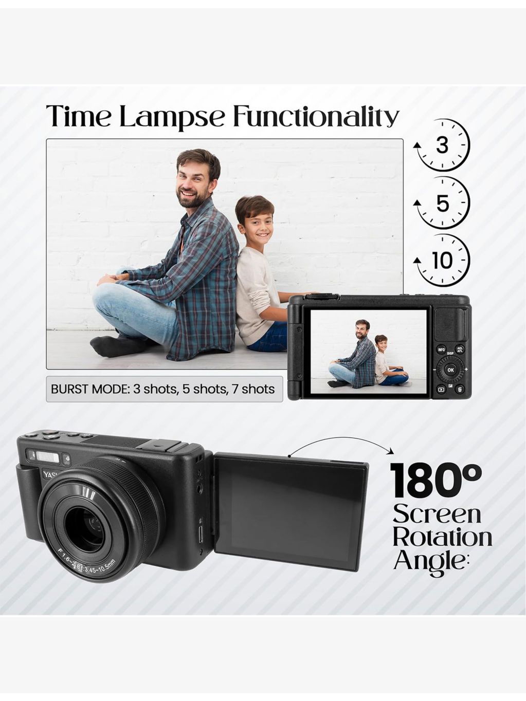 YASHICA City 100 digital camera, imported from the UK