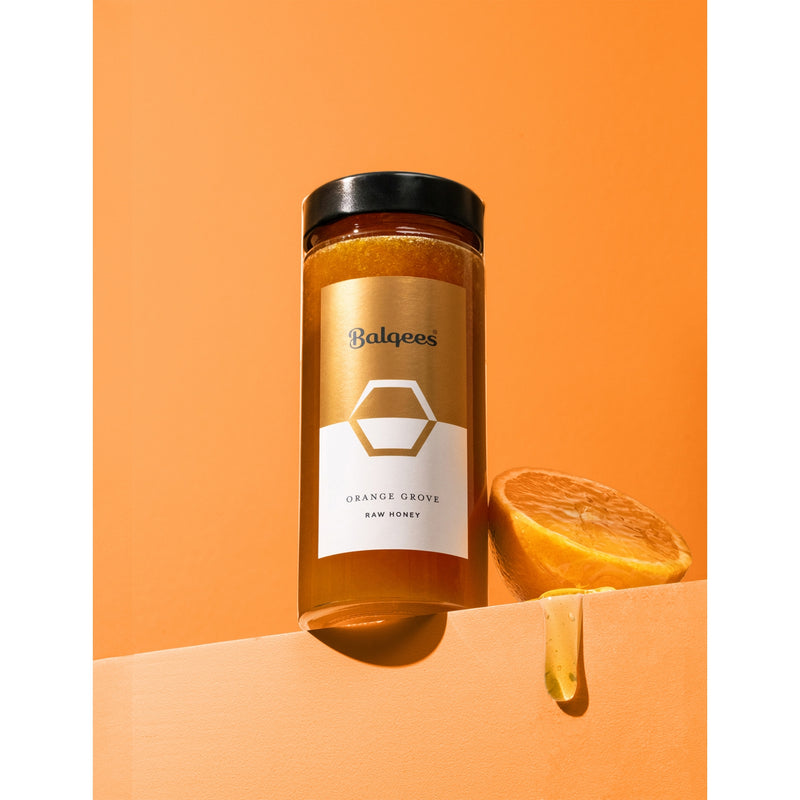 Balqees honey orange zest 250g - British product