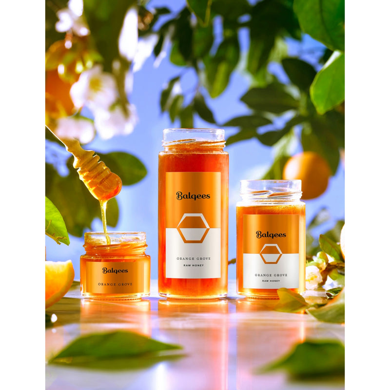Balqees honey orange zest 250g - British product