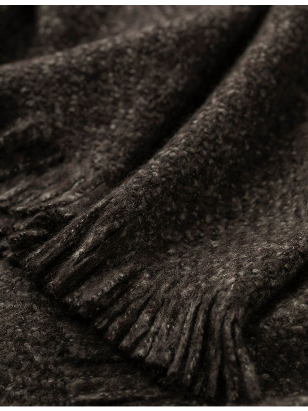 Johnstons bouclé-textured cashmere and silk throw 195cm x 150cm, UK version