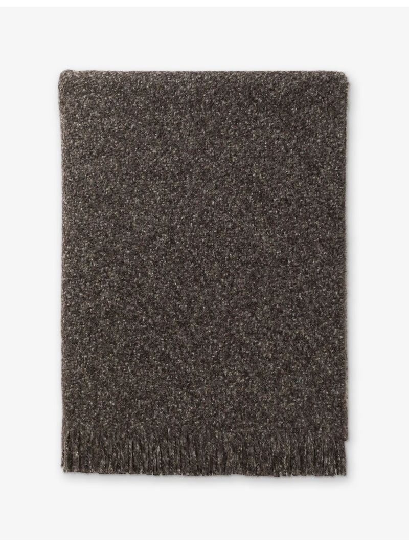 Johnstons bouclé-textured cashmere and silk throw 195cm x 150cm, UK version