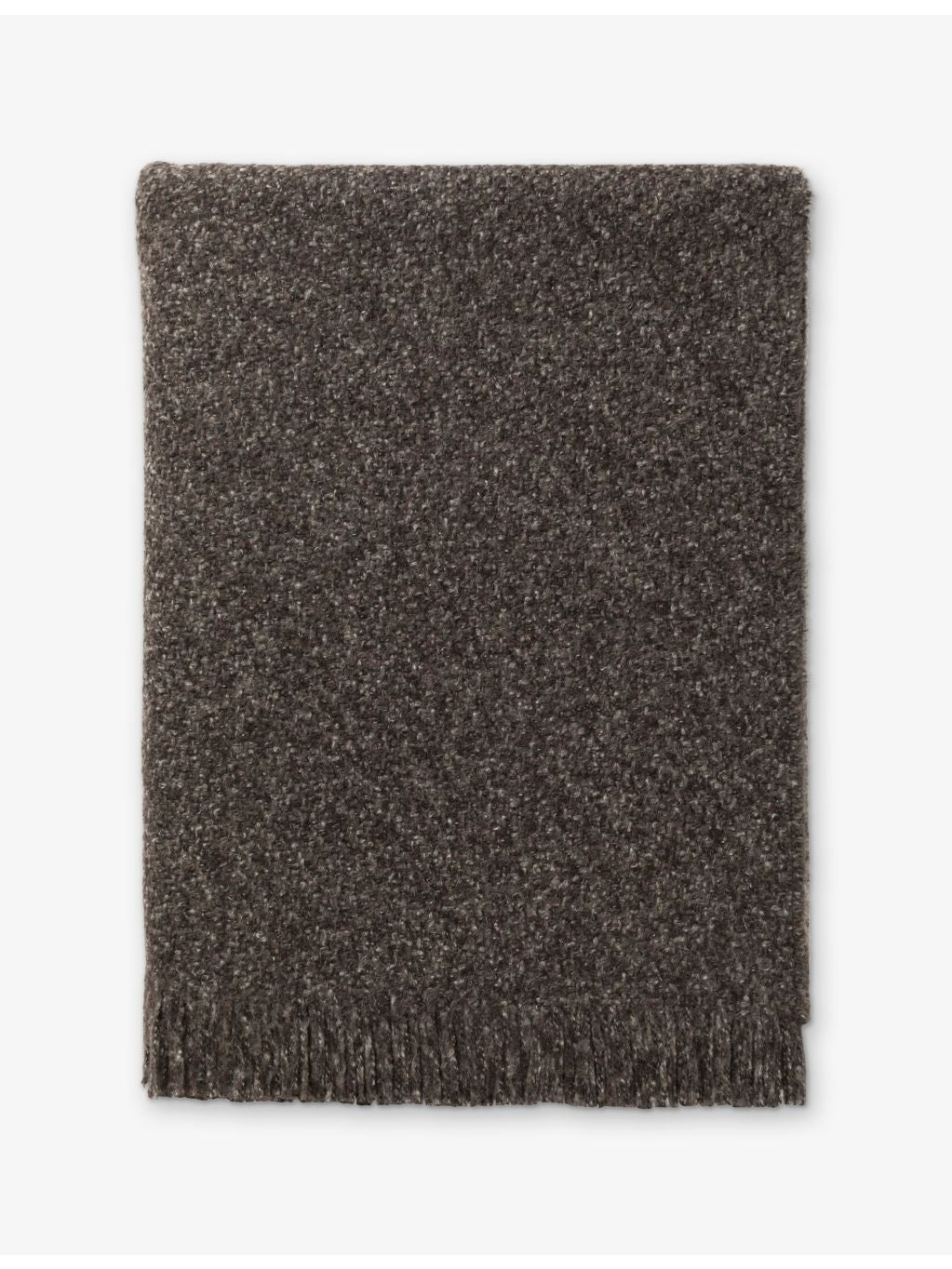 Johnstons bouclé-textured cashmere and silk throw 195cm x 150cm, UK version