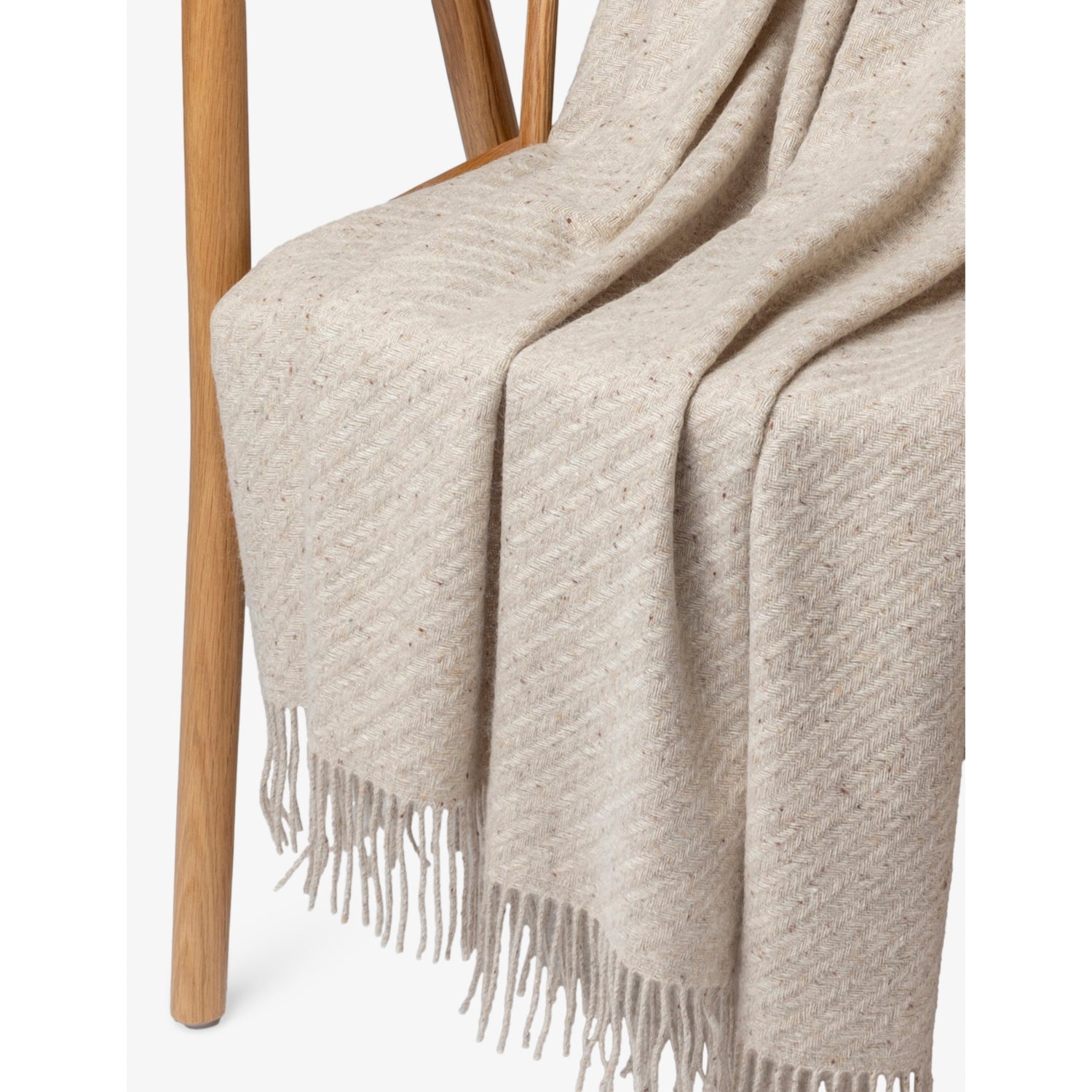 Johnstons twill cashmere throw 190x140cm, imported from the UK