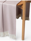 Johnstons herringbone wool throw 190cm x 140cm - British product