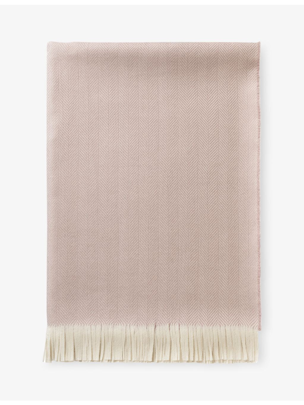 Johnstons herringbone wool throw 190cm x 140cm - British product