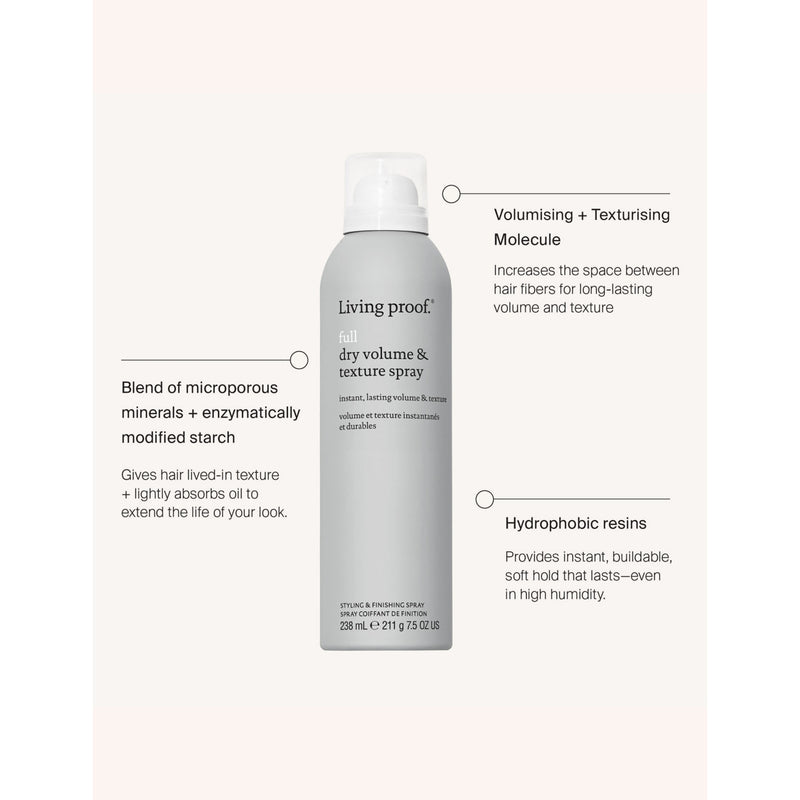 Living Proof voluminous hair essentials set travel sizes, UK version