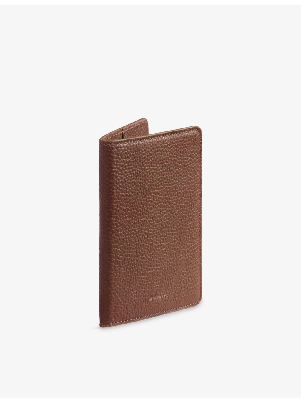Mintapple top grain leather passport cover 14x9.5cm, UK version