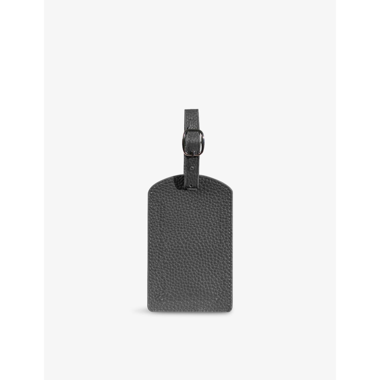 Mintapple top grain leather luggage tag 11.5x7cm, imported from the UK