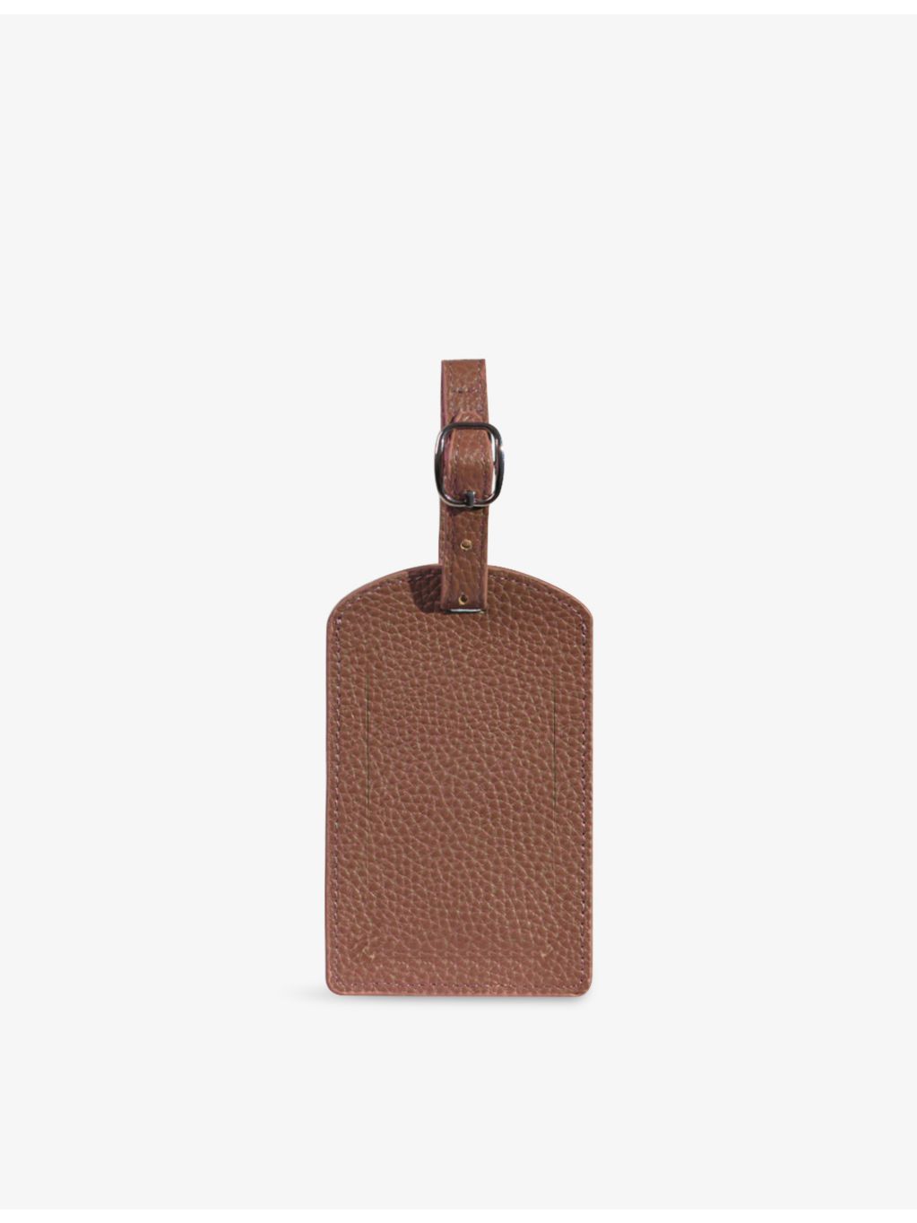 Mintapple top grain leather luggage tag, imported from the UK