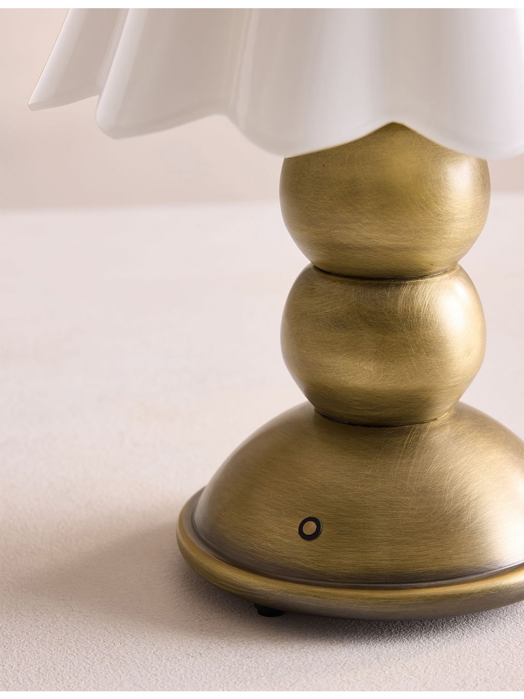 Soho Home Baylee portable brass lamp H30.5cm, imported from the UK
